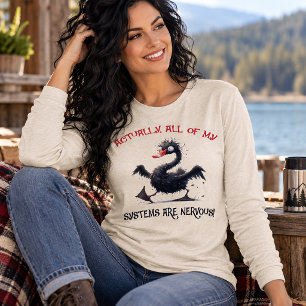 Camiseta Triblenda Realmente todos mis sistemas están nerviosos Pájar