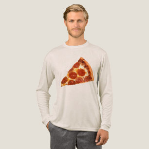 Camiseta Triblenda rebanada de pizza de pepperoni clásica de Slippery
