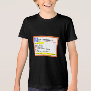 Camiseta Triblenda Receta personalizada de chocolate caliente