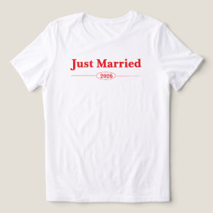 Camiseta Triblenda recién casados 2026 novia outfit luna de miel reci