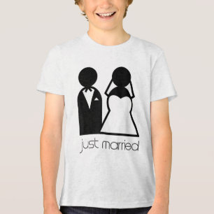 Camiseta Triblenda Recién Casados, Matando A Novia Y A Groom Acaban D