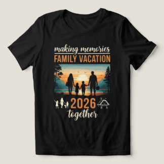 Camiseta Triblenda Recuerdos Familiares Vacaciones 2026 Juntos Camise