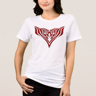 Camiseta Triblenda Red Winged Bird Neo-Tribal Tattoo Art Design