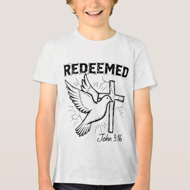 Camiseta Triblenda Redimido (Anverso)
