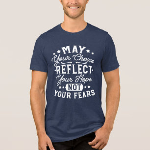Camiseta Triblenda Refleja Esperanza No Miedo – Frase Motivacional de