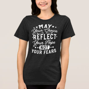 Camiseta Triblenda Refleja Esperanza No Miedo – Frase Motivacional de