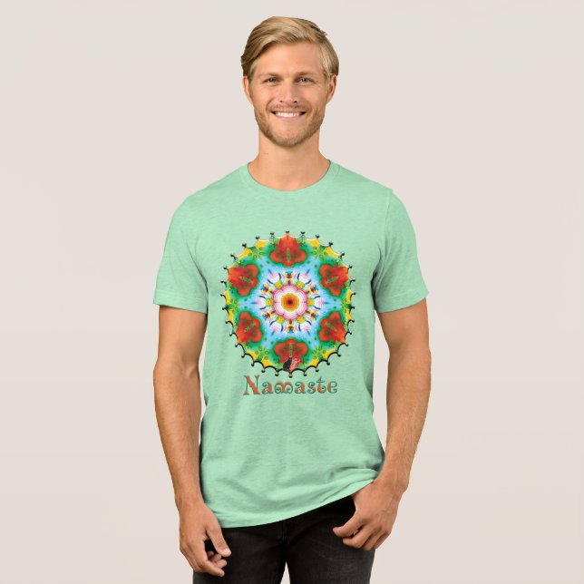 Camiseta Triblenda Reflex Namaste Kaleidoscope (Anverso Completa)