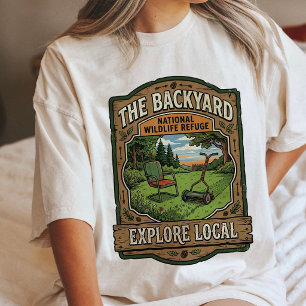 Camiseta Triblenda Refugio Nacional de Vida Silvestre en el Patio Tra