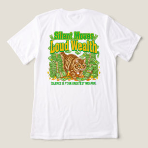 Camiseta Triblenda Regalo audaz para constructores de riqueza ambicio