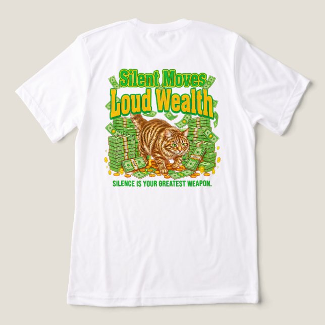 Camiseta Triblenda Regalo audaz para constructores de riqueza ambicio (Diseño Reverso )