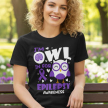 Regalo de búho lindo de conciencia de epilepsia