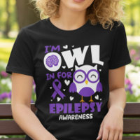 Regalo de búho lindo de conciencia de epilepsia