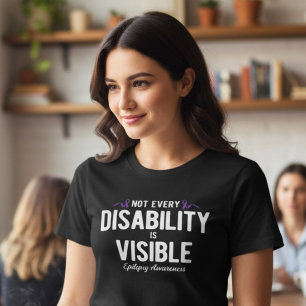 Camiseta Triblenda Regalo de Concientización sobre Epilepsia con Disc