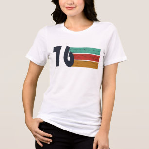 Camiseta Triblenda Regalo de cumpleaños número 50 de la vendimia 1976