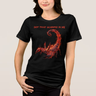 Camiseta Triblenda Regalo de cumpleaños para Escorpio | Zodiaco | Esc