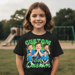Camiseta Triblenda Regalo de cumpleaños personalizado bootleg para ni