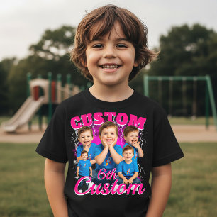 Camiseta Triblenda Regalo de cumpleaños personalizado bootleg para ni