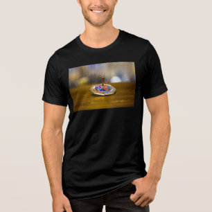 Camiseta Triblenda Regalo de dreidel de Hanukkah SlipperyJoe base oct