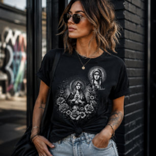 Camiseta Triblenda Regalo de fe católica cristiana católica Santa Mar