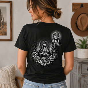 Camiseta Triblenda Regalo de fe católica cristiana católica Santa Mar