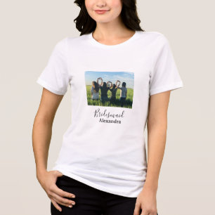 Camiseta Triblenda regalo de foto caligrafía nombre de escuadrón de n