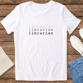 Camiseta Triblenda Regalo de mujeres bibliotecarias Minimalistas de G