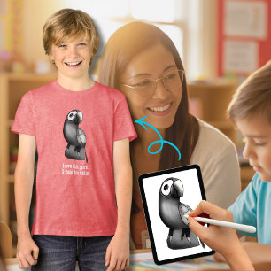 Camiseta Triblenda Regalo de recuerdo con arte de niños