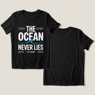 Camiseta Triblenda Regalo de surfista de aguas profundas para mujeres