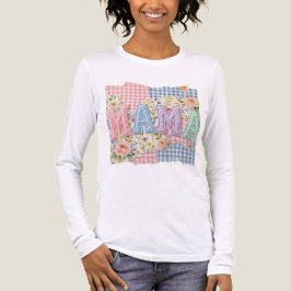 Camiseta Triblenda Regalo del Día de la Madre. Patchwork