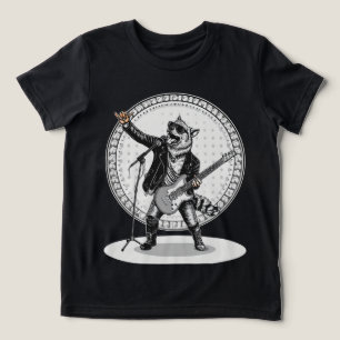 Camiseta Triblenda Regalo Divertido de Animales   Estrella de Rock Pe