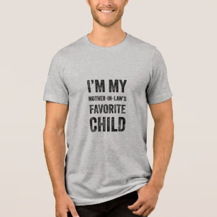 Camiseta Triblenda Regalo Divertido para la Suegra del Hijo Favorito
