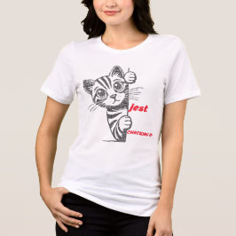 Camiseta Triblenda Regalo divertido para mamá de gato | Diseño tipogr