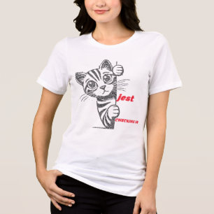 Camiseta Triblenda Regalo divertido para mamá de gato   Diseño tipogr