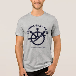 Camiseta Triblenda Regalo náutico personalizado para capitán de barco