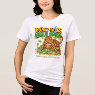 Camiseta Triblenda Regalo para mujeres descaradas amantes de los gato
