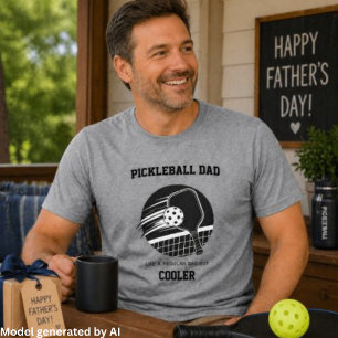 Camiseta Triblenda Regalo para Papá de Pickleball -