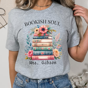 Camiseta Triblenda Regalo personalizado de aficionado al libro, lecto