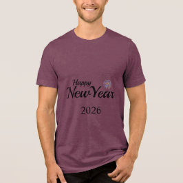 Camiseta Triblenda Regalo personalizado de Año Nuevo feliz