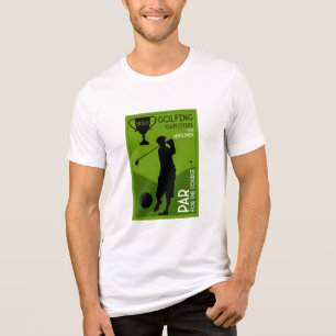 Camiseta Triblenda Regalo único de golf de época