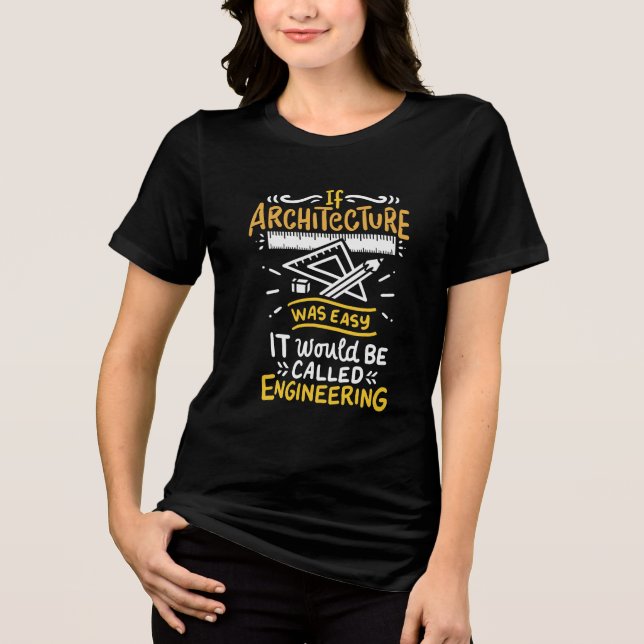 Camiseta Triblenda Regalos de arquitectos (Anverso)