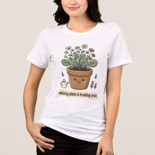 Camiseta Triblenda Regando Plantas y Rompiendo Ciclos - 