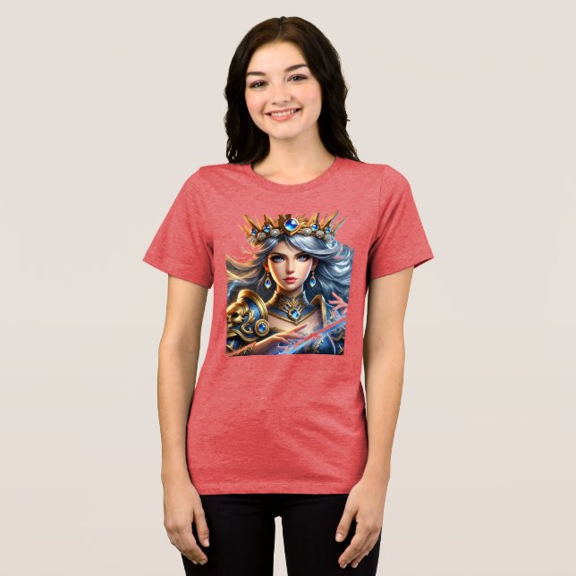 Camiseta Triblenda Reina de choque (Anverso Completo )