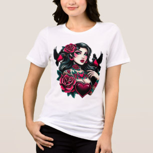 Camiseta Triblenda Reina de cuento de hadas entintadas