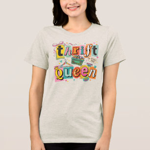 Camiseta Triblenda Reina Divertida de Segunda Mano