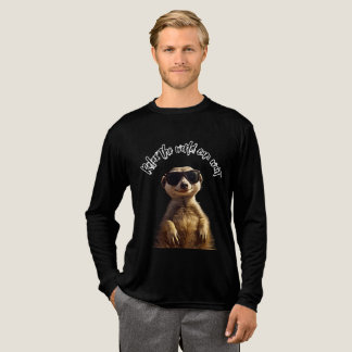 Camiseta Triblenda Relájate – El Mundo Puede Esperar | Meerkat Fresco