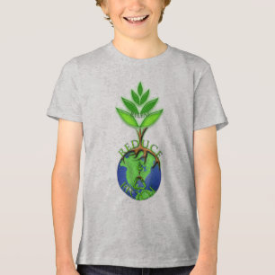 Camiseta Triblenda Releaf Reducir Reciclar Gigante Árbol Abraza la Ti