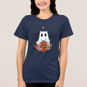 CAMISETA TRIBLENDA RELIGIÓN AZUL DE LAS MUJERES