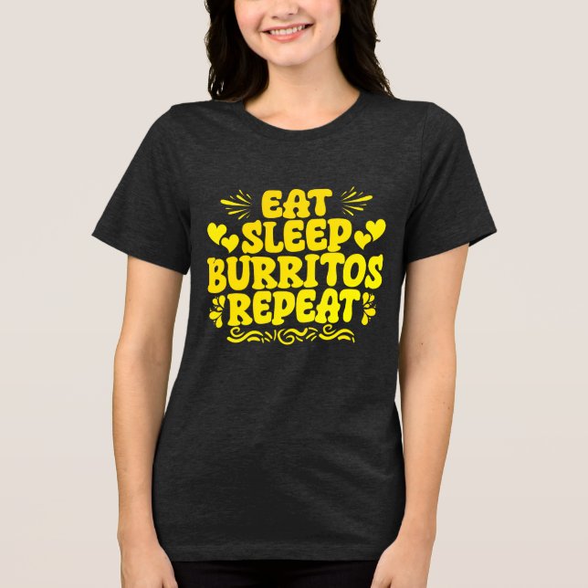 Camiseta Triblenda repetir burritos de sueño (Anverso)