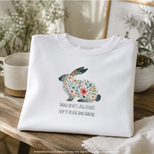 Camiseta Triblenda Rescate de Conejos Florales Compasivos