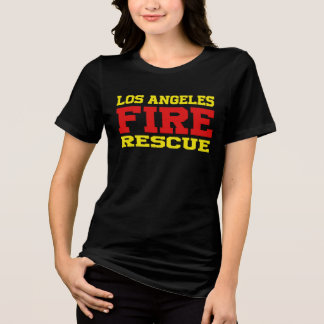 Camiseta Triblenda Rescate de incendios de la LAPD